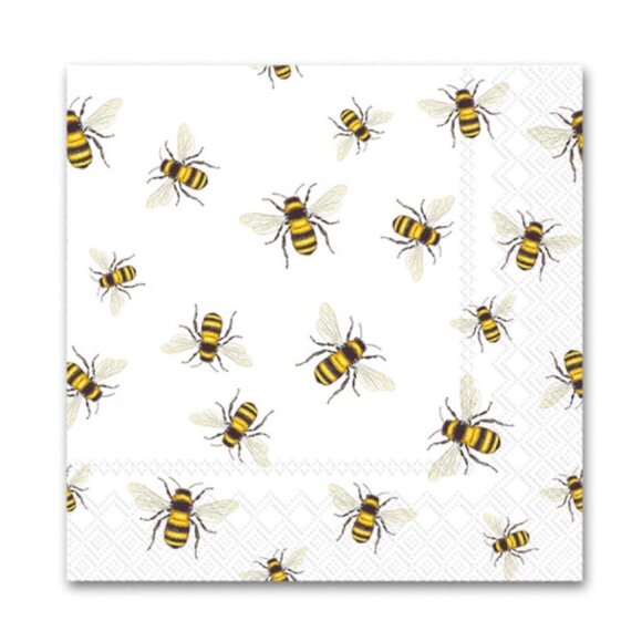 Save The Bees 20ct Cocktail Napkins - Picture 3 of 11